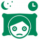 You don't sleep well